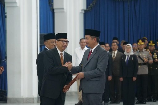 Dilantik jadi Pjs Bupati Indramayu, Dedi Taufik Siap Kawal Netralitas ASN