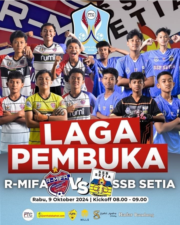 Dahsyat, Yayasan Rumah Multitalenta Indonesia (R-MIFA) Gelar FTC R-MIFA LEAGUE 2024 KU 14 Tahun