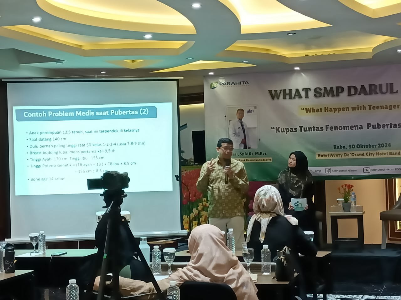 SMP Darul Hikam Gelar Talkshow Bahas Cara Mengenali dan Mendampingi Fase Pubertas Anak di Usia Remaja
