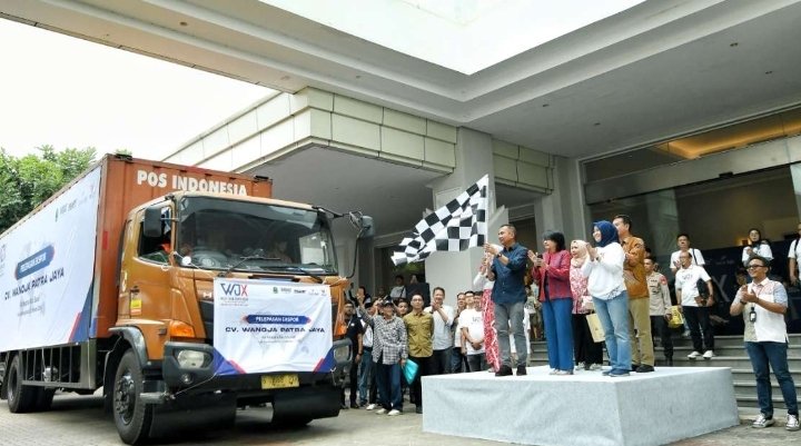 Penjabat Gubernur Jawa Barat Bey Machmudin Lepas Ekspor Kopi Jabar ke Arab Saudi dan Belanda