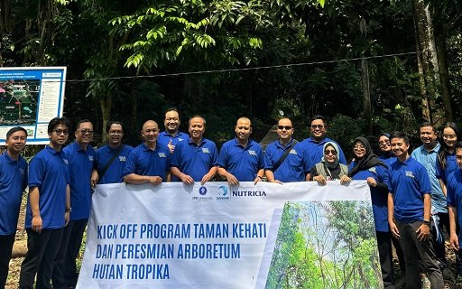 Danone SN Indonesia Mengembangkan Program Taman Keanekaragaman Hayati Telaga Inspirasi di IPB