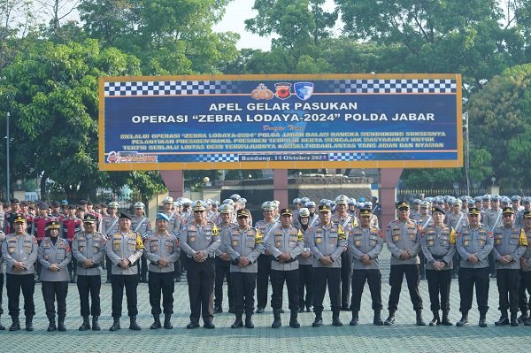Polda Jabar Gelar Operasi Zebra Lodaya, Ribuan Personel Disebar