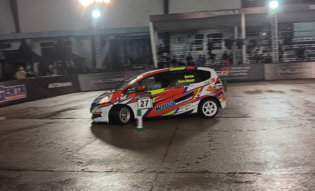 Seri Pamungkas MLDSpot Autokhana Kejurnas Slalom 2024 di Bandung Berlangsung Seru