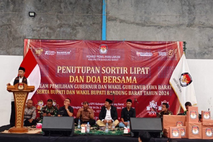 Sortir Surat Suara Pilkada 2024 di Bandung Barat Rampung