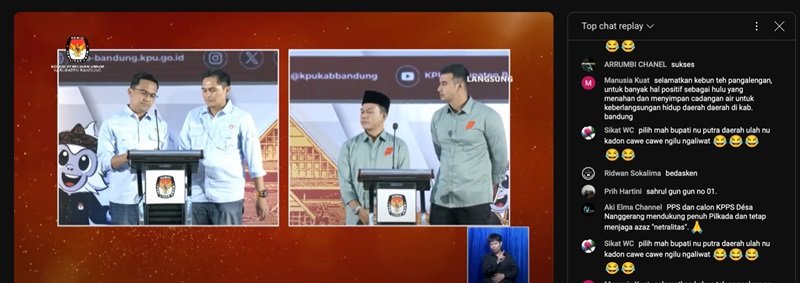 KPU Cegah Iklan Judi Online saat Streaming Debat Publik