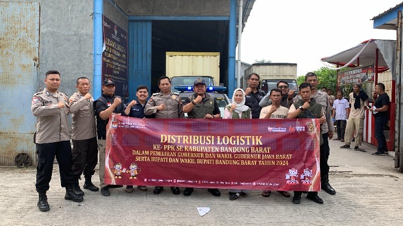 KPU KBB Distribusikan Logistik Pilkada Serentak 2024