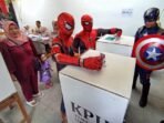 TPS Unik dengan Tema Superhero di Kota Cimahi