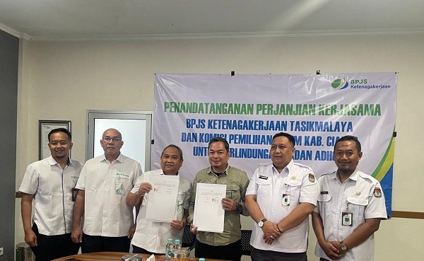19.686 Anggota Badan Adhoc Kabupaten Ciamis Terlindungi BPJS Ketenagakerjaan