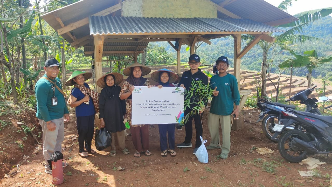 PLN Peduli Rehabilitasi Lahan Kritis Menjadi Bernilai Ekonomis dengan Sistem Agroforestri