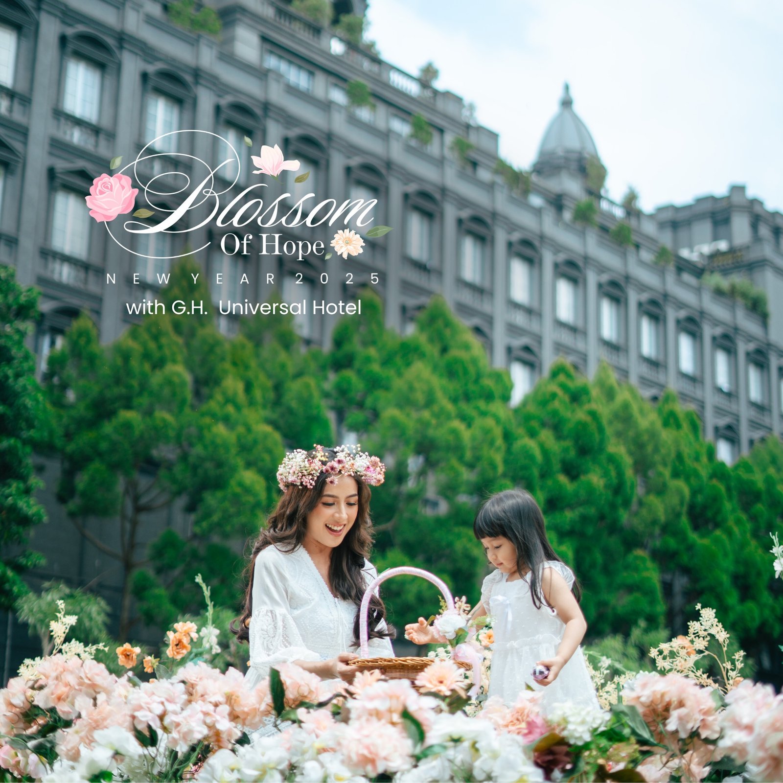 Usung Tema ‘Blossom of Hope’, Rayakan Momen Kemeriahan Natal dan Tahun Baru di GH Universal Hotel dengan Kemewahan Ala Eropa