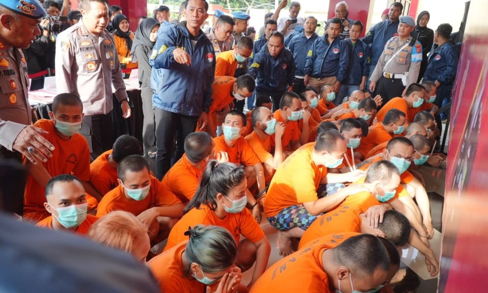 Jelang Operasi Lilin, 55 Tersangka Pengedar Narkotika Diringkus