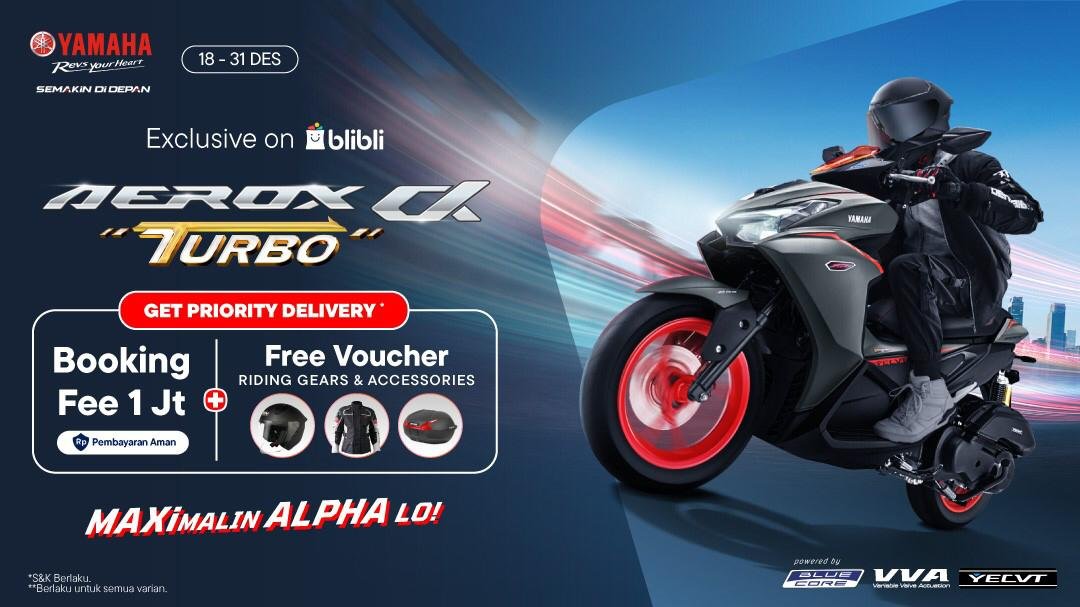 Order Online AEROX ALPHA, Dapatkan Promo Eksklusif Riding Gear dan Aksesoris Tingkatkan Lifestyle Berkendara