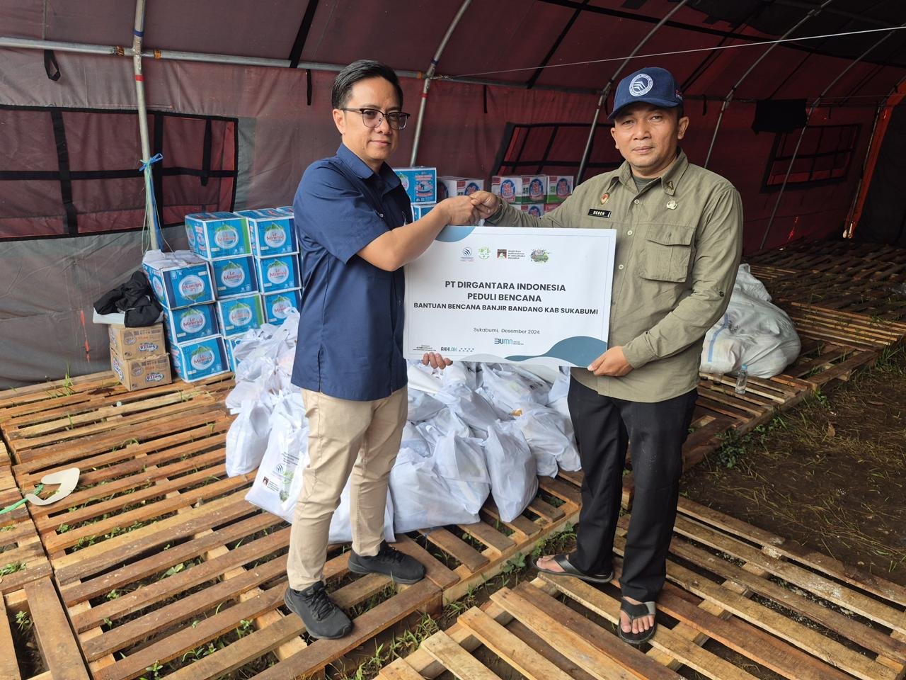 Peduli Sesama, PTDI Salurkan Bantuan Kemanusiaan bagi Korban Bencana Alam Sukabumi