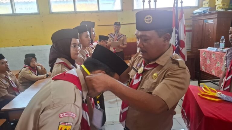 Anggota Pramuka Antusias Ikuti KMD/KML di Kabupaten Bandung Barat