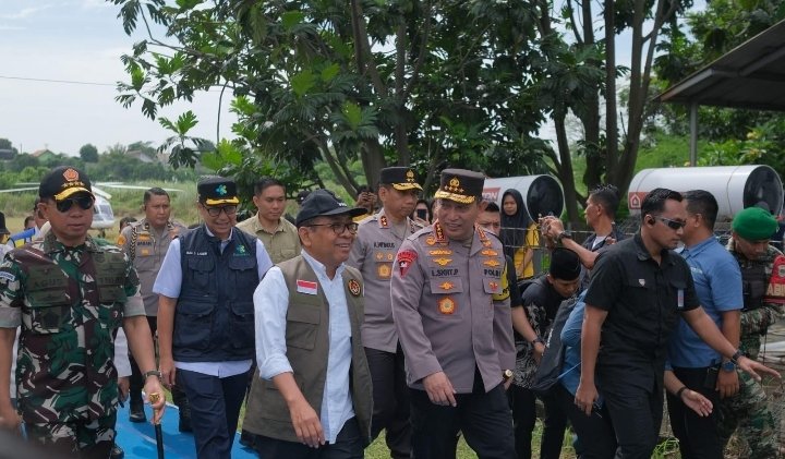 Ops Nataru, Kapolres Subang Hadiri Kunjungan Kerja Menko PMK dan Kapolri