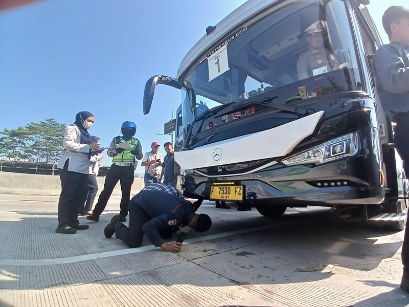Dishub Kab Bandung Gelar Rampcheck dan Pengamanan Nataru