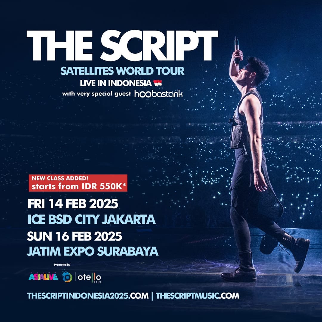 The Script Satellites World Tour 2025 Opening Act Hoobastank