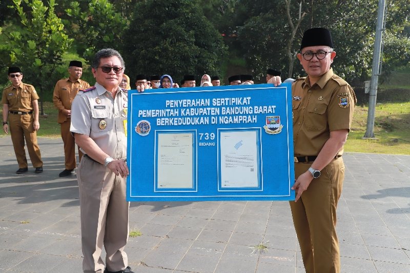 Sertifikasi Aset Pemkab Bandung Barat Meningkat, Ade Zakir: Alhamdulillah Melebihi Target