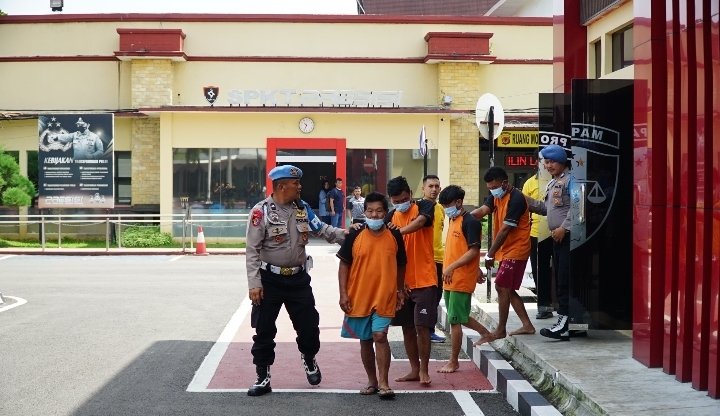 Delapan Hari Buron, Lima Pelaku Penganiayaan di Cimenyan, Kabupaten Bandung Berhasil Diringkus Polisi, Ini Penampakannya