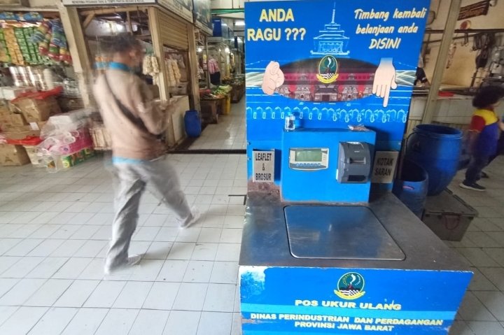 Alat Timbang Digital di Pasar  Tradisional Terbengkalai dan Jarang Digunakan, Ini Penampakannya