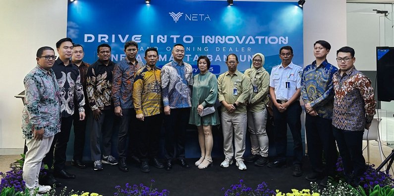 Dukung Ekonomi Hijau, KAI Properti Resmikan Dealer Neta Amarta Bandung