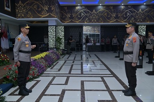 Kapolda Jabar Pimpin Prosesi Serah Terima Jabatan Pejabat Utama Polda Jabar
