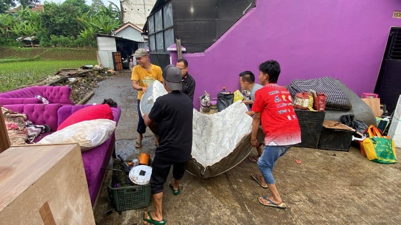 Puluhan Rumah di Ngamprah Terendam Banjir