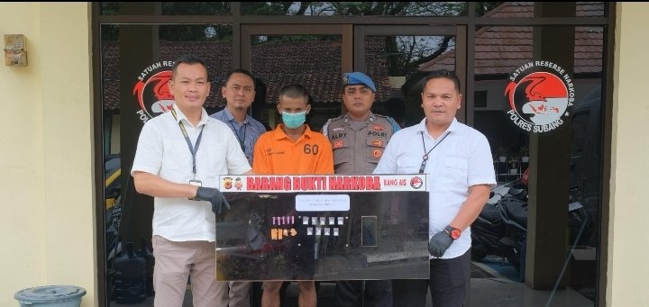 Lagi, Pengedar Sabu di Subang Ditangkap Polisi, Sabu Seberat 1,67 Gram Berhasil Disita dari Tersangka