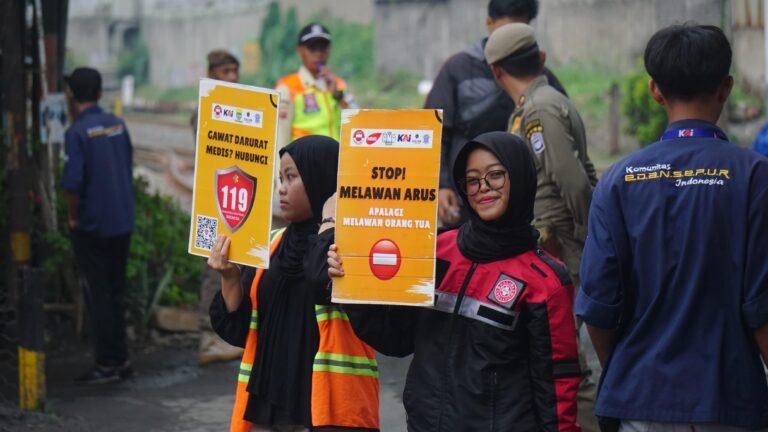 Edukasi Keselamatan Kegiatan Disiplin Perlintasan JPL Cimindi