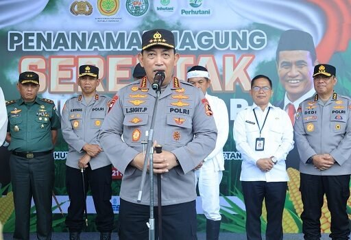 Polri Targetkan Penanaman 1 Juta Hektare Jagung untuk Dukung Swasembada Pangan