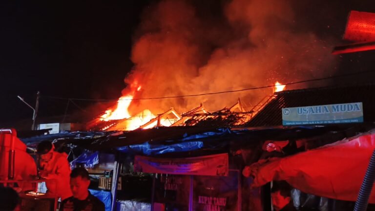 Koordinasi Pemulihan Pasca Kebakaran 17 Kios Pasar Ciamis
