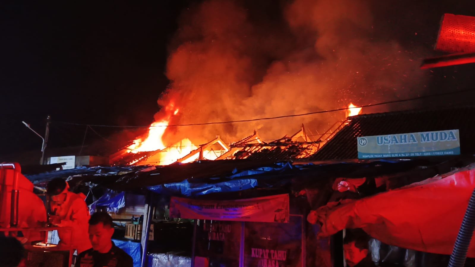 Koordinasi Pemulihan Pasca Kebakaran 17 Kios Pasar Ciamis