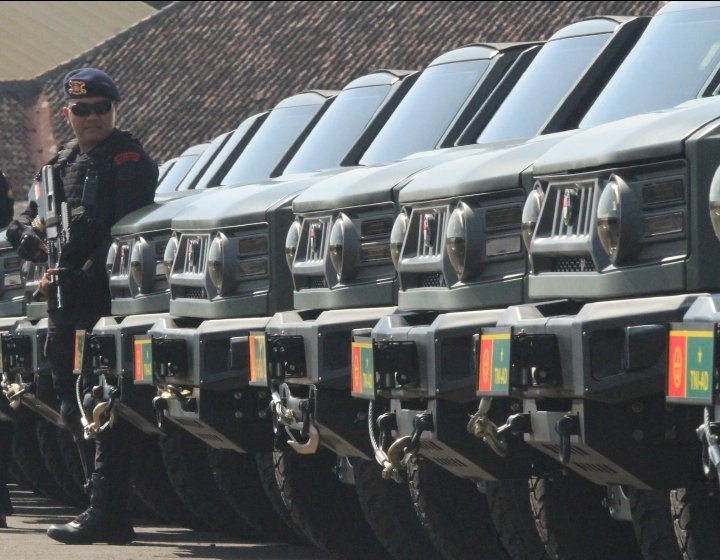 Jumlah Kendaraan Maung  TNI Polri