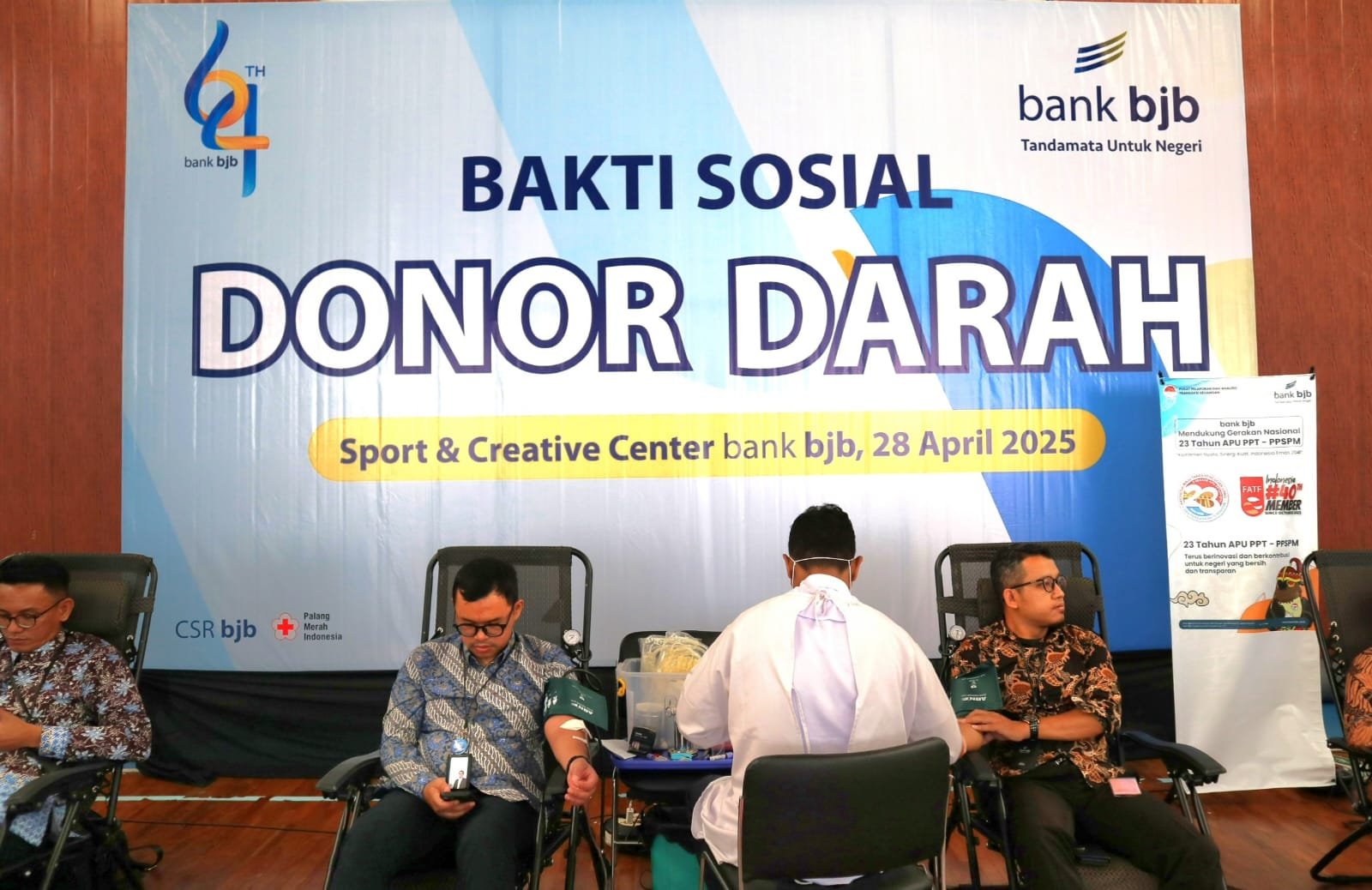 Peringati HUT ke-64, bank bjb Gelar Bakti Sosial Donor Darah, Wujud Nyata Kepedulian Sosial