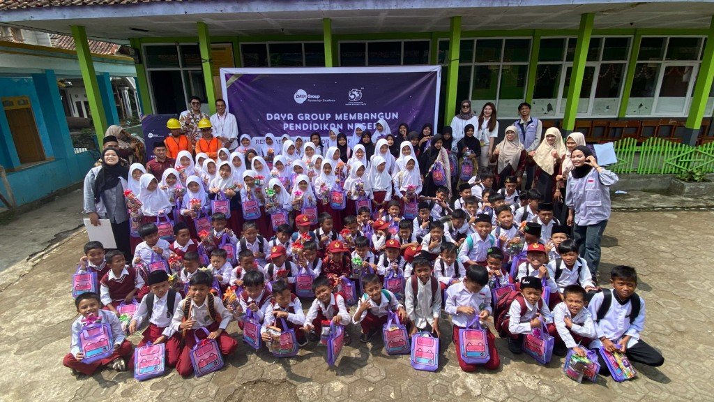 Peduli Pendidikan, Daya Group Wujudkan Ruang Belajar Nyaman di Desa Bunijaya