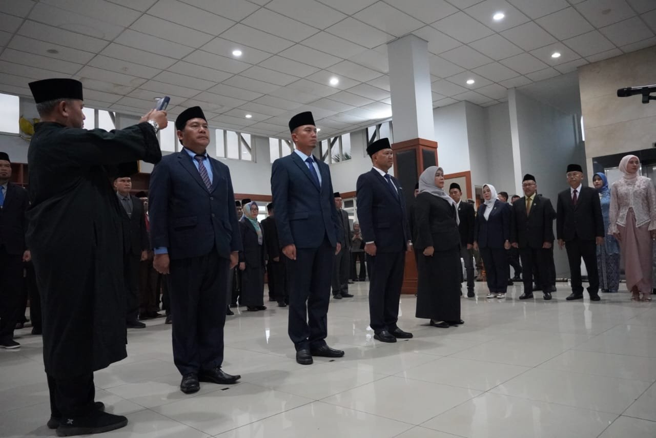 Empat Pejabat JPTP di Bandung Barat Dilantik Jeje Ritchie Ismail