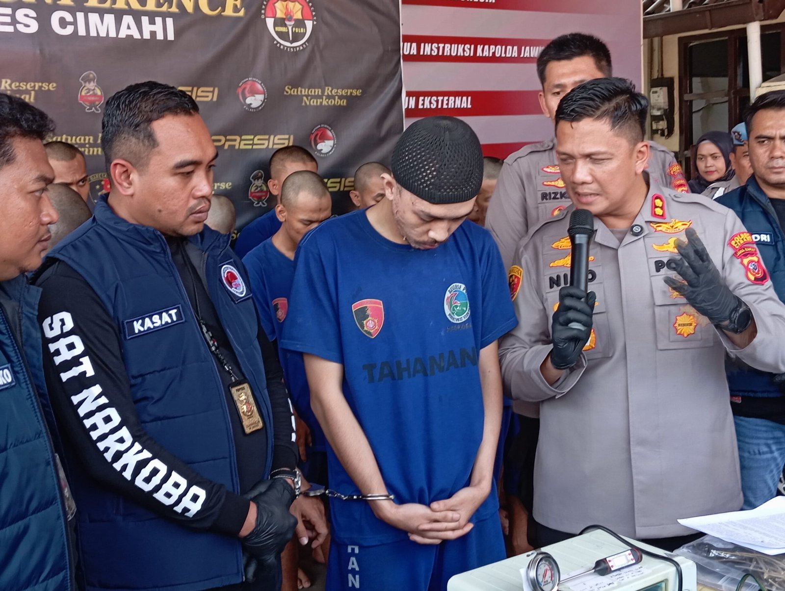 Sat Res Narkoba Polres Cimahi Ringkus Pengolah Ganja jadi Coklat di Bandung Barat