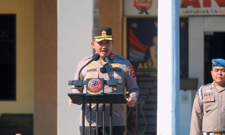 Pimpin Apel, Ini Pesan Kapolres Subang AKBP Ariek Indra Sentanu Untuk Jajarannya