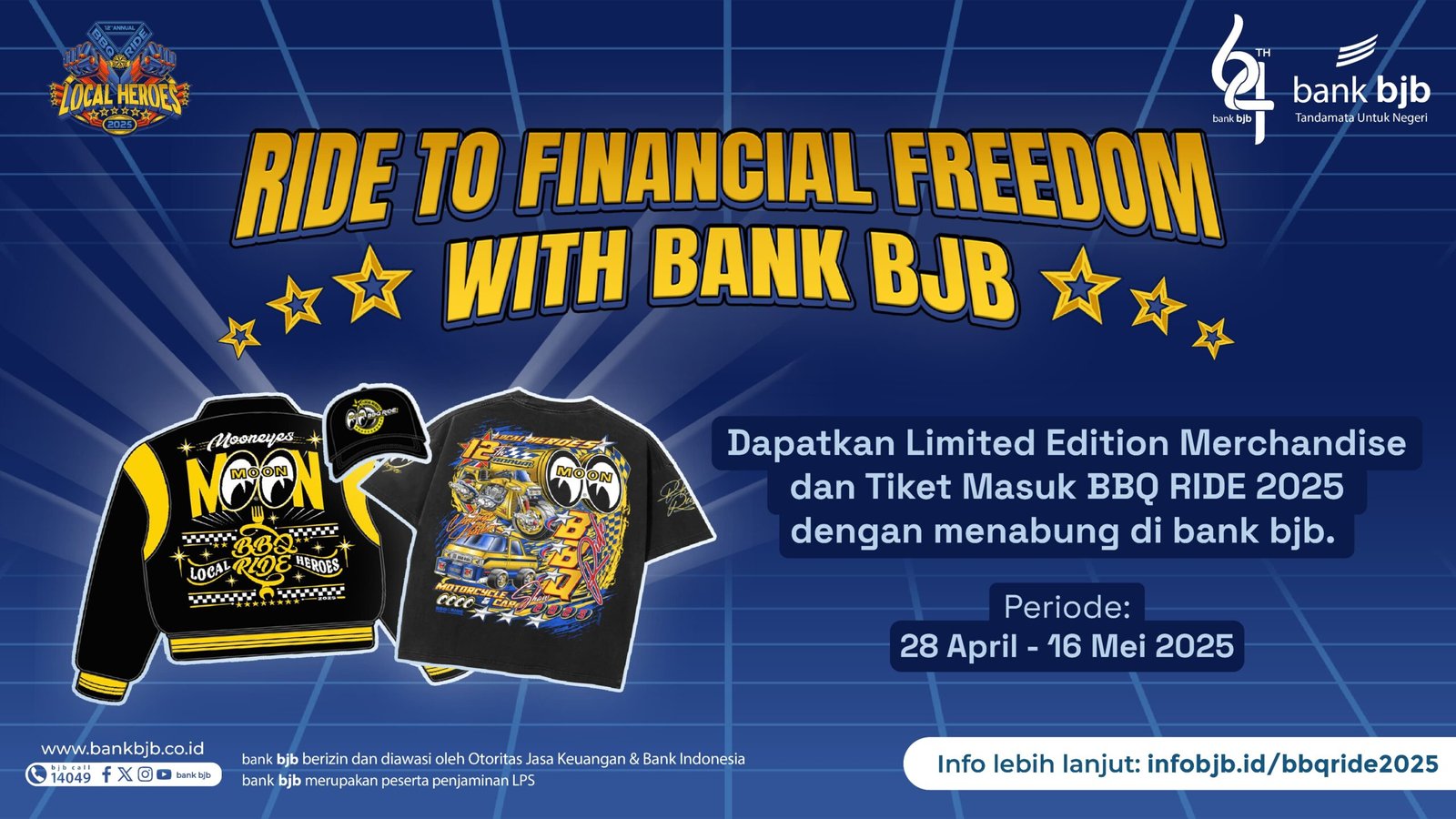 bank bjb Featuring BBQ Ride, Hadirkan Promo Hadiah Merchandise Eksklusif