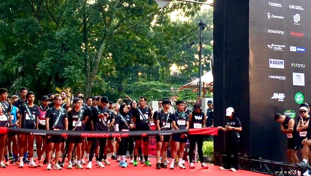 JNE Dukung Bodypack Relay 2025: Gaya Hidup Aktif dan Komunitas Urban Bersatu di Bandung
