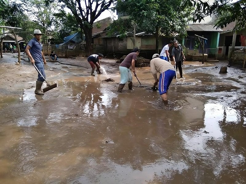 Luapan Sungai Cigede Sebabkan Banjir, Warga Citeureup Harapkan Perbaikan Tanggul