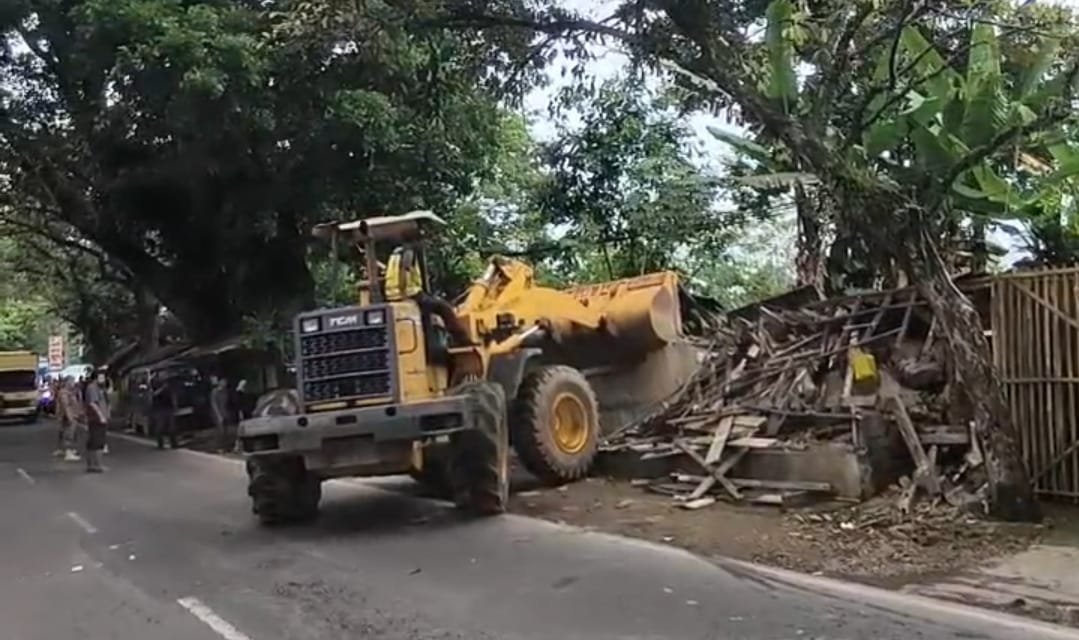 Pemprov Jawa Barat dan Pemkab Subang Kembali Tertibkan Bangungan Liar, Kali Ini Dimulai dari Blok Gamlung Jalancagak