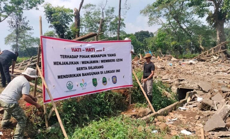 Usai Penertiban Bangunan Liar di Jalancagak Subang, Ada Papan Larangan Ini