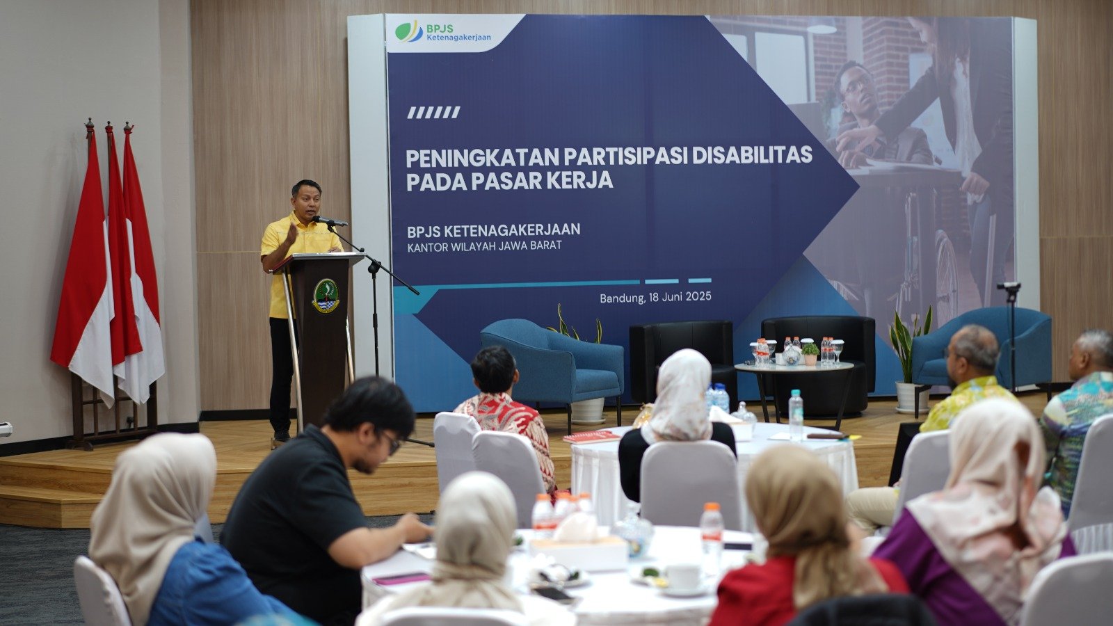 Dorong Dunia Usaha Lebih Inklusif, BPJS Ketenagakerjaan Sosialisasikan Inclusive Job Center ke 30 Perusahaan di Bandung Raya