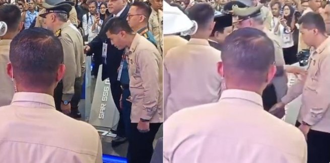 Presiden Prabowo Subianto Tegur Anggota Paspampres yang Tepis Tangan Jendral Negara Sahabat