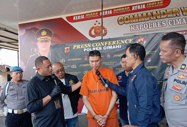 Satreskrim Polres Cimahi Ungkap Kasus Tipu Gelap Modus Cek Kosong
