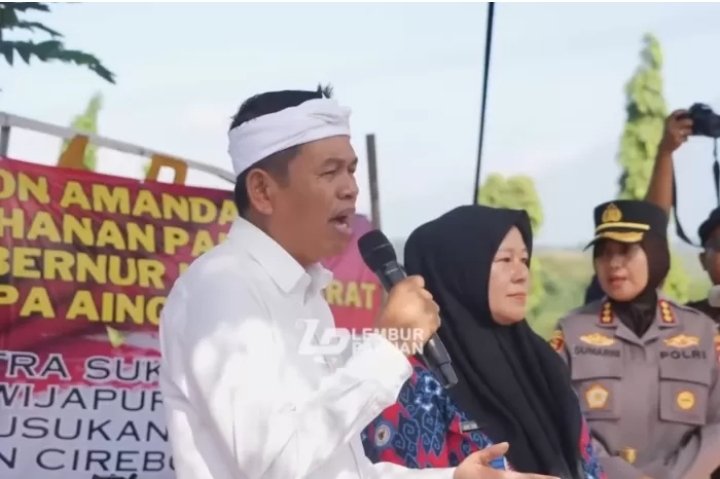 Petik Melon Sendiri, Gubernur Jawa Barat Dedi Mulyadi Langsung Beli Dua Ton dan Dibagikan ke warga Tidak Mampu