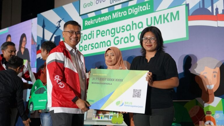 BPJS Ketenagakerjaan Tegaskan Dukung Grab dan Kementerian UMKM Hadirkan Bantalan Sosial Digital melalui Program Rekrutmen Mitra Digital