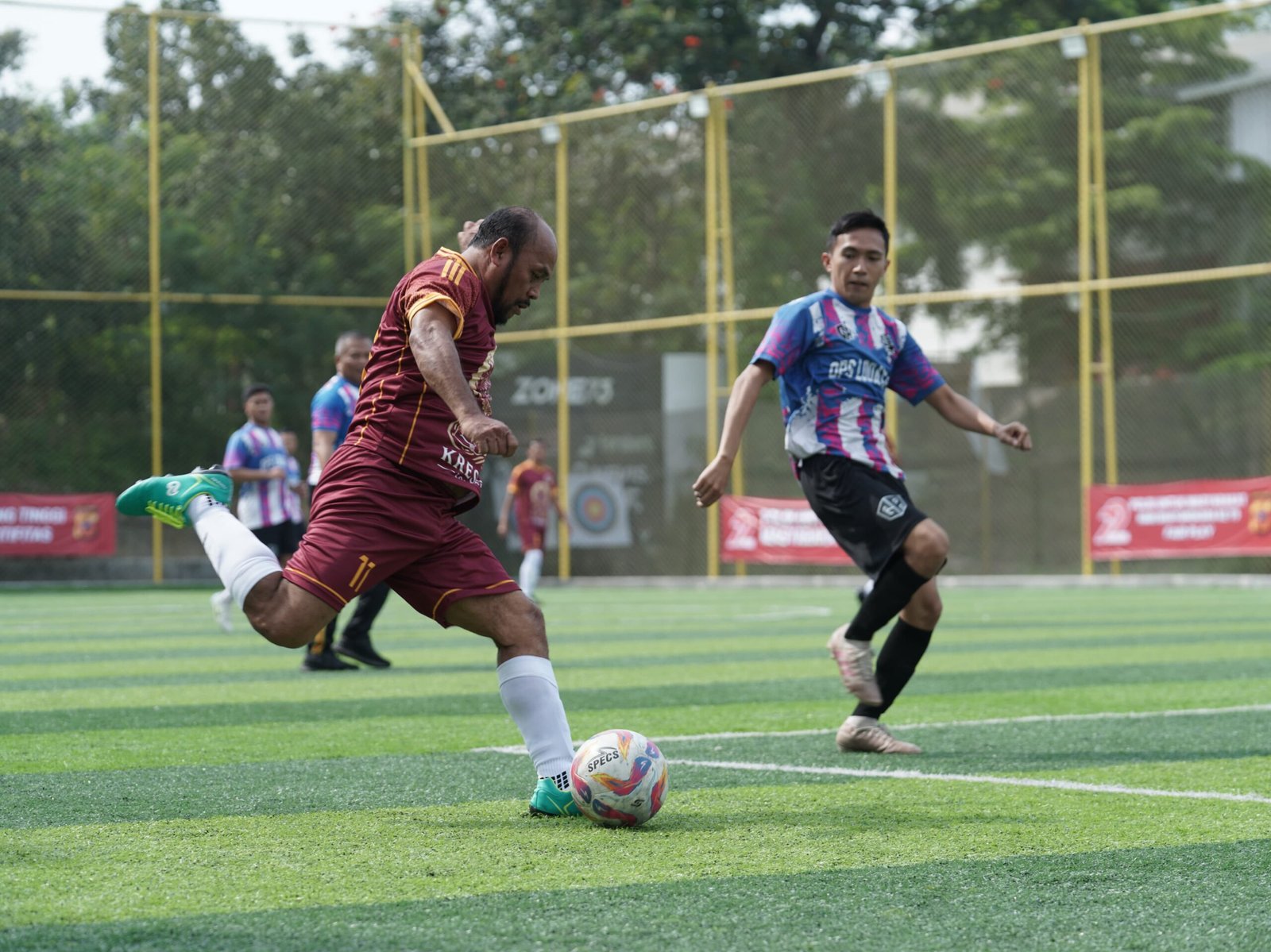 Meriahkan Hari Bhayangkara ke-79, Polda Jabar Gelar Turnamen Mini Soccer Antar Satker di Zone 73 Ujungberung