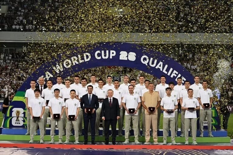 Uzbekistan Ukir Sejarah Lolos Piala Dunia 2026 untuk Pertama Kali, Presiden Beri Mobil Listrik BYD ke Para Pemain
